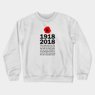 World War One Centenary Crewneck Sweatshirt